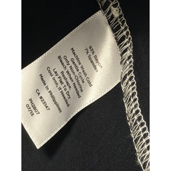 Talbots Womens Color Block  Long Sleeve Top Sz XL Rayon/Spandex Blouse - Picture 4 of 12